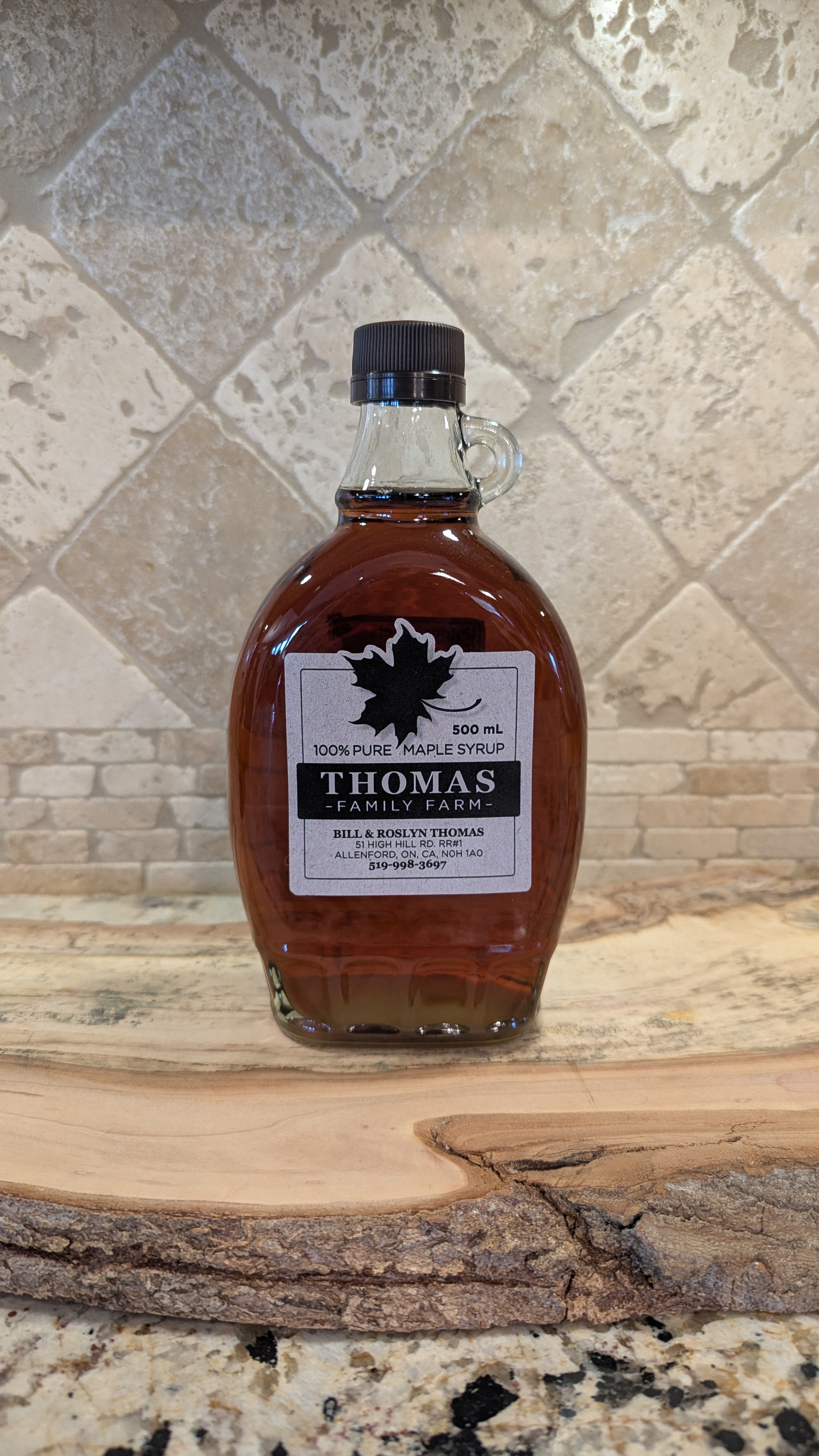 500ml Kent Bottle of Maple Syrup