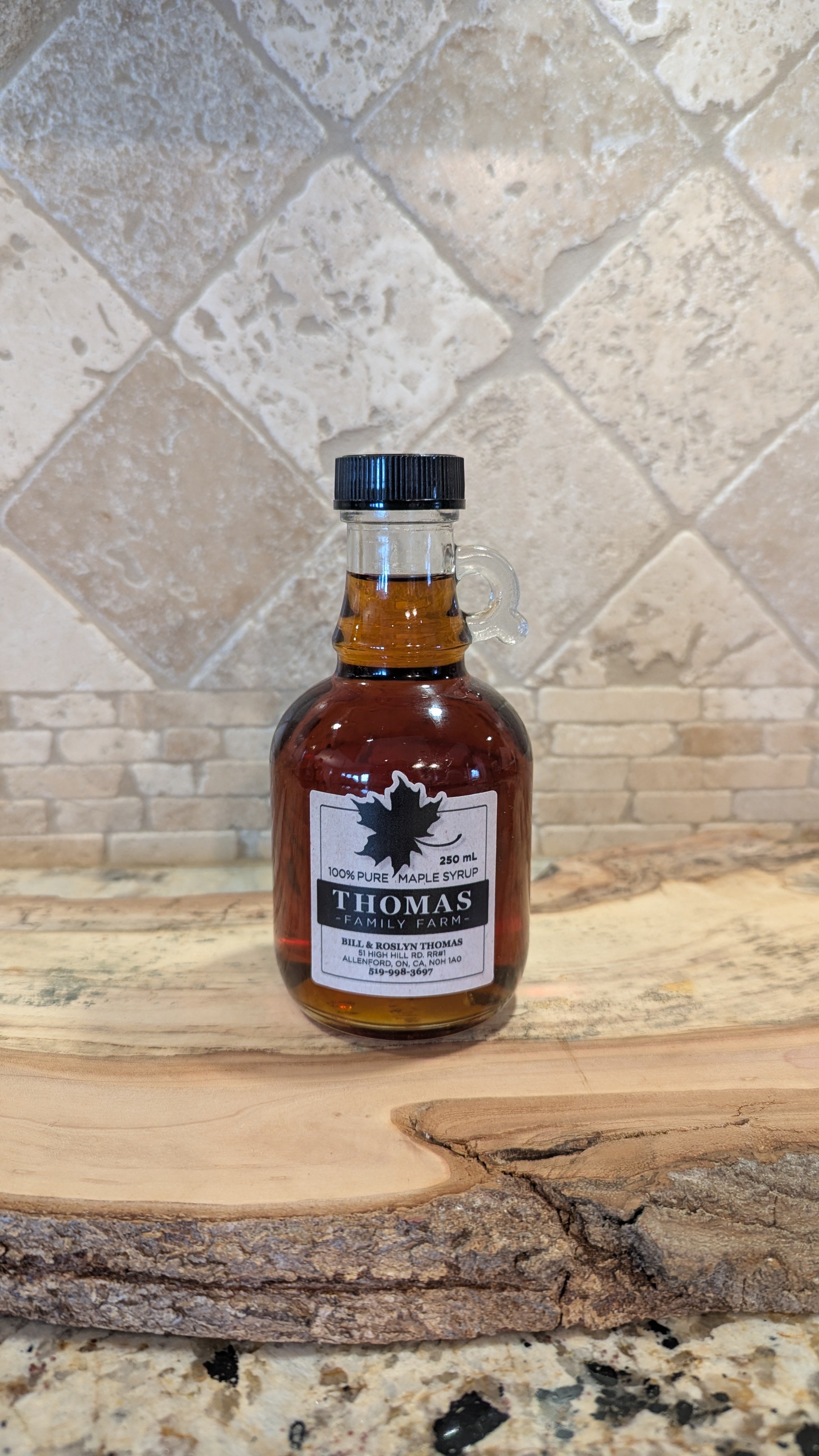 250ml Gallone Bottle of Maple Syrup