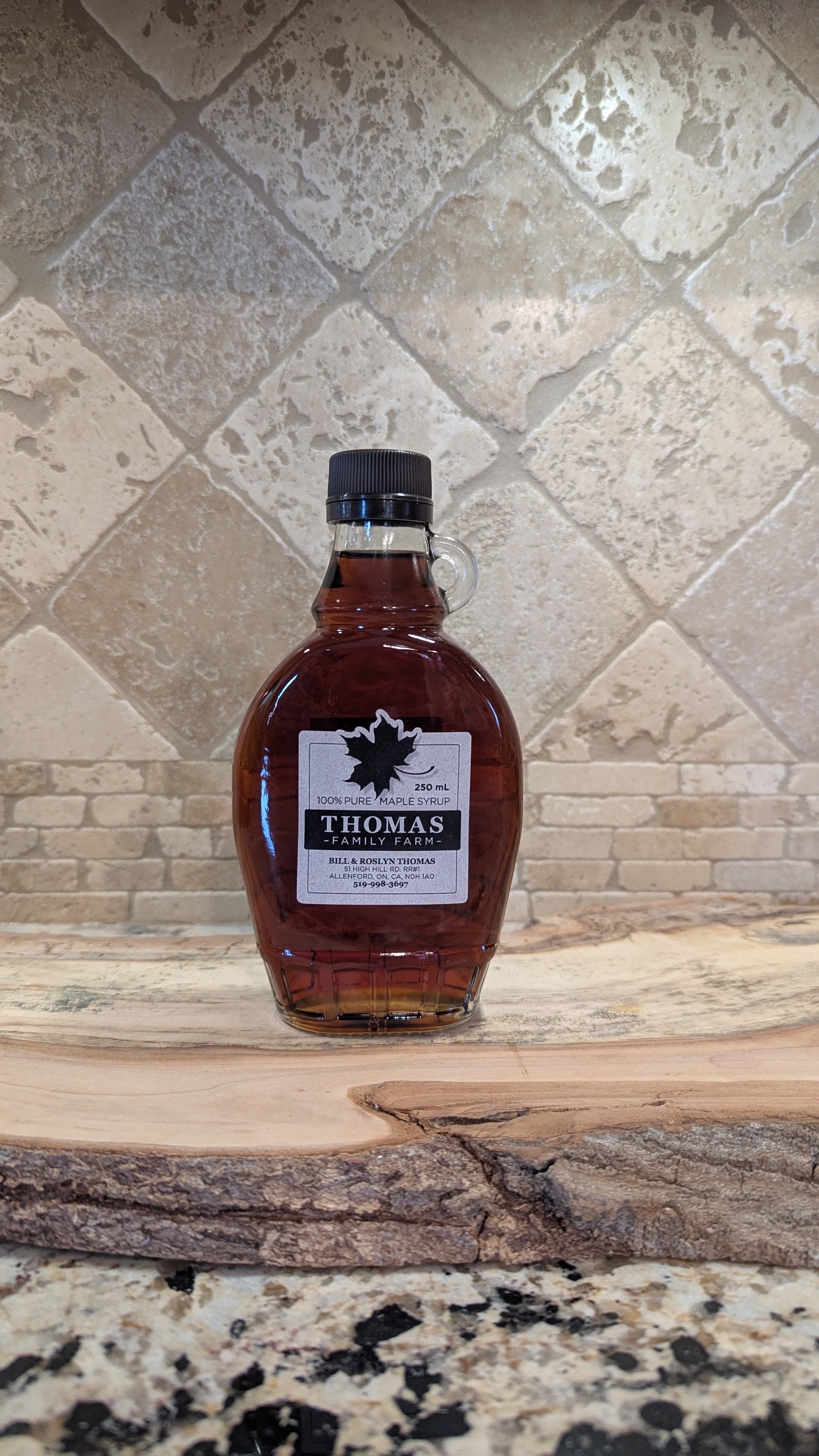 250ml Kent Bottle of Maple Syrup